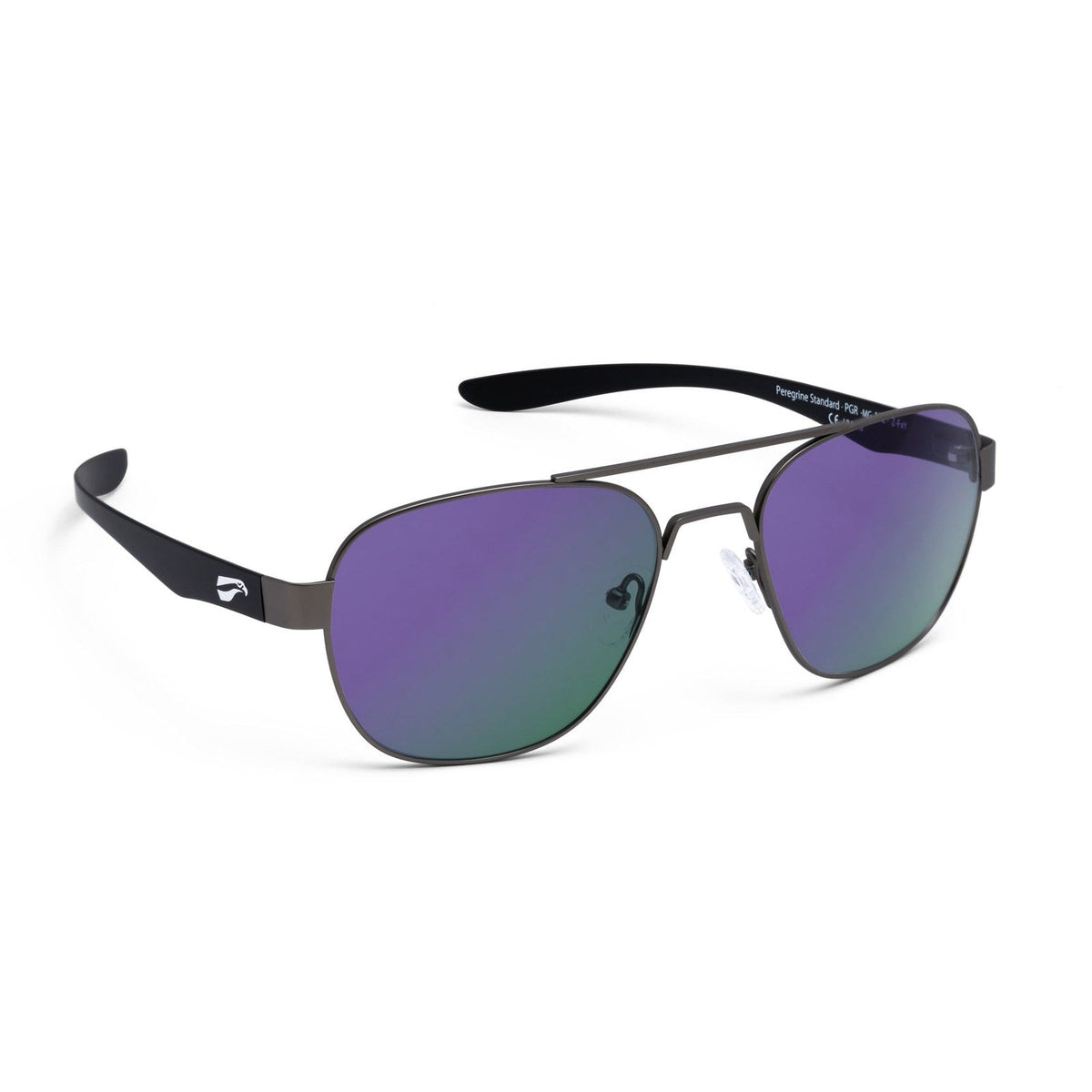 flying eyes peregrine titanium standard matte gun metal mirrored amethyst