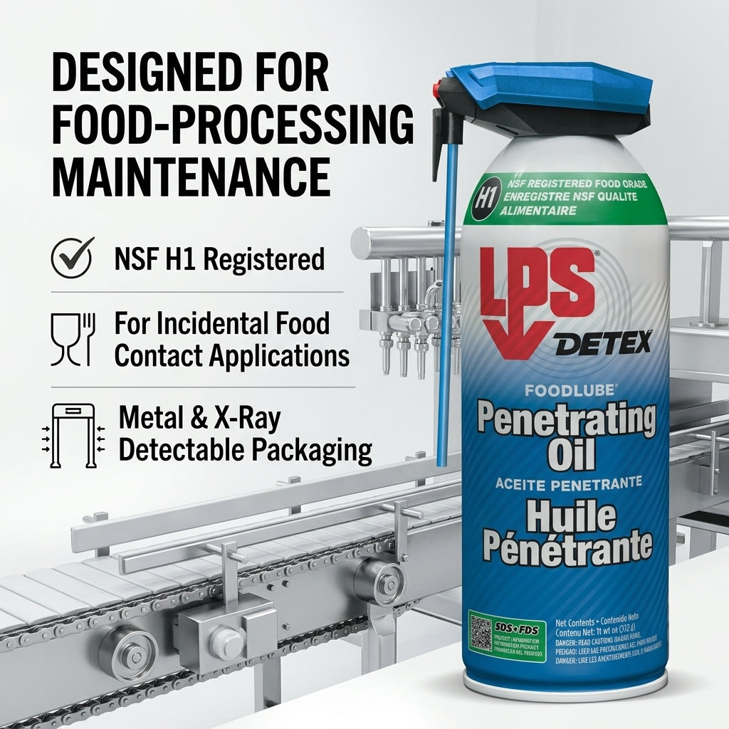 LPS DETEX FoodLube 57316 penetrating oil for rust, frozen parts and corrosion protection