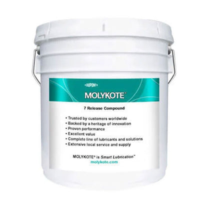MOLYKOTE® 7 Release Compound, 8lb pail, moisture-resistant silicone release agent for molds, cables, and adhesives