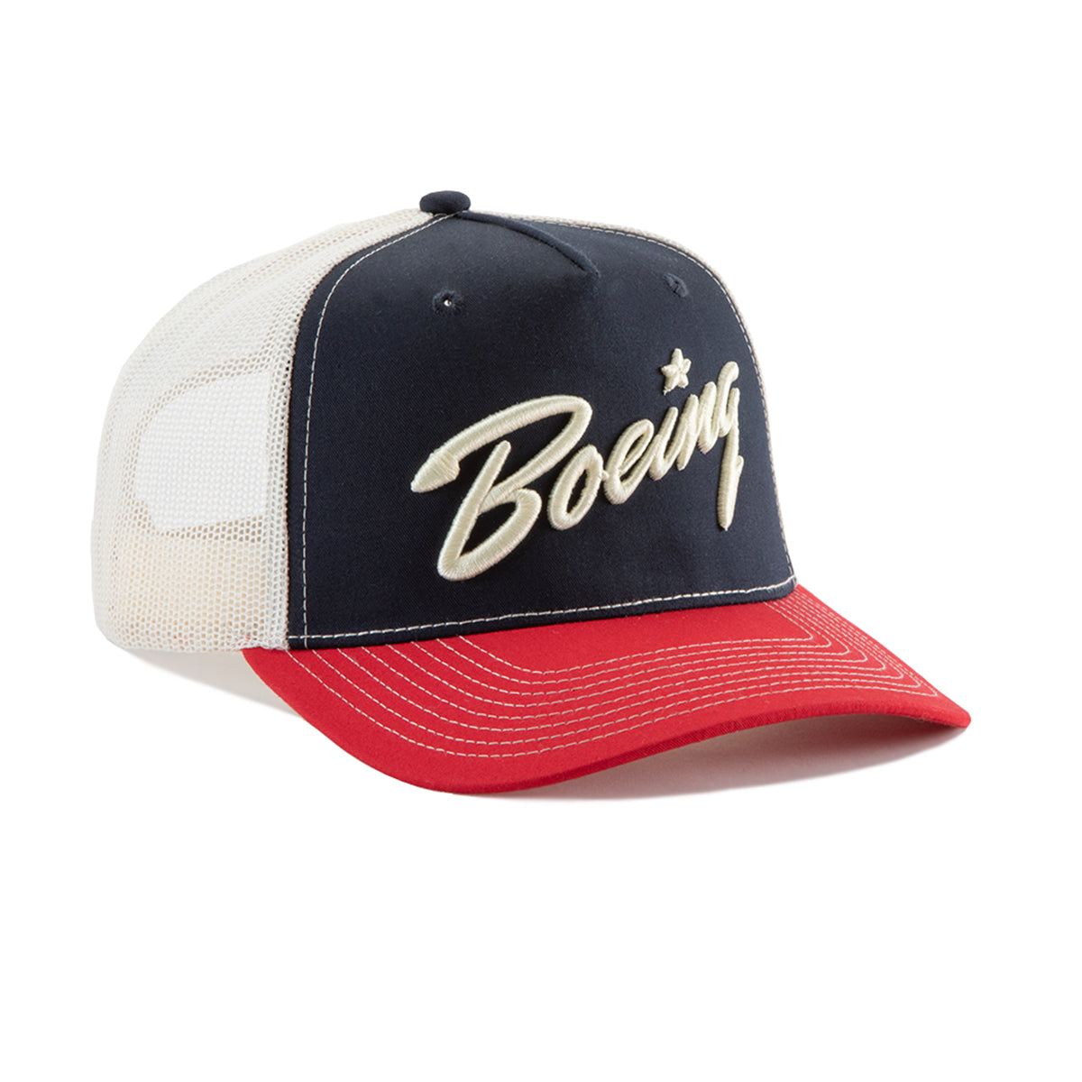 Richardson Boeing Script Logo Trucker Hat - alternate view 2