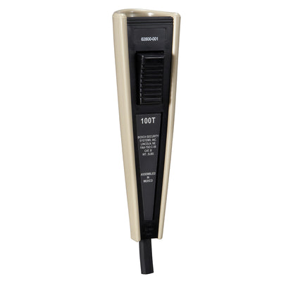 Telex 100T Piper handheld aviation microphone with push-to-talk switch, close up right