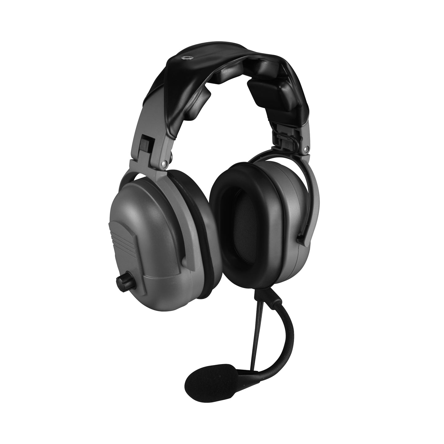 Telex Air 3500 passive noise reduction aviation headset with noise-canceling microphone, right angle
