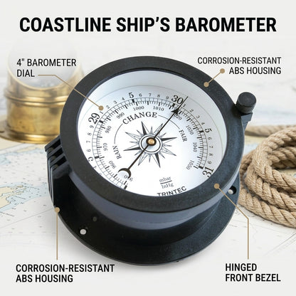 Trintec CC-W-04 Coastline Ship's aneroid barometer product features