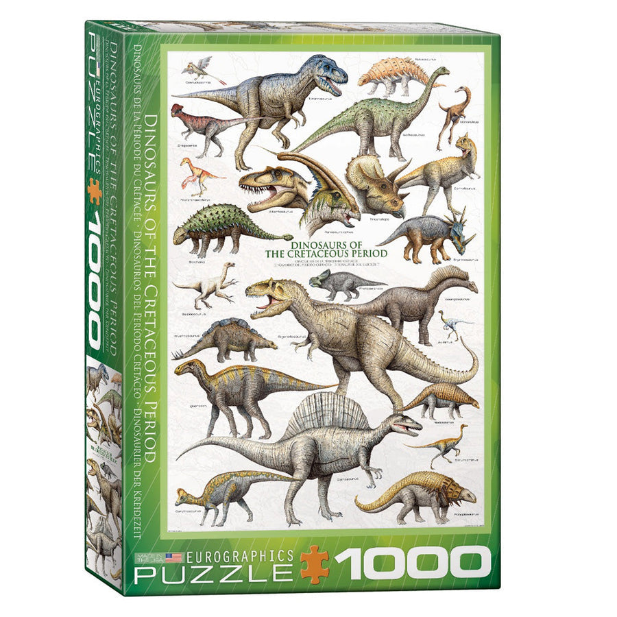 EuroGraphics Dinosaurs of the Cretaceous Period 1000-piece jigsaw puzzle