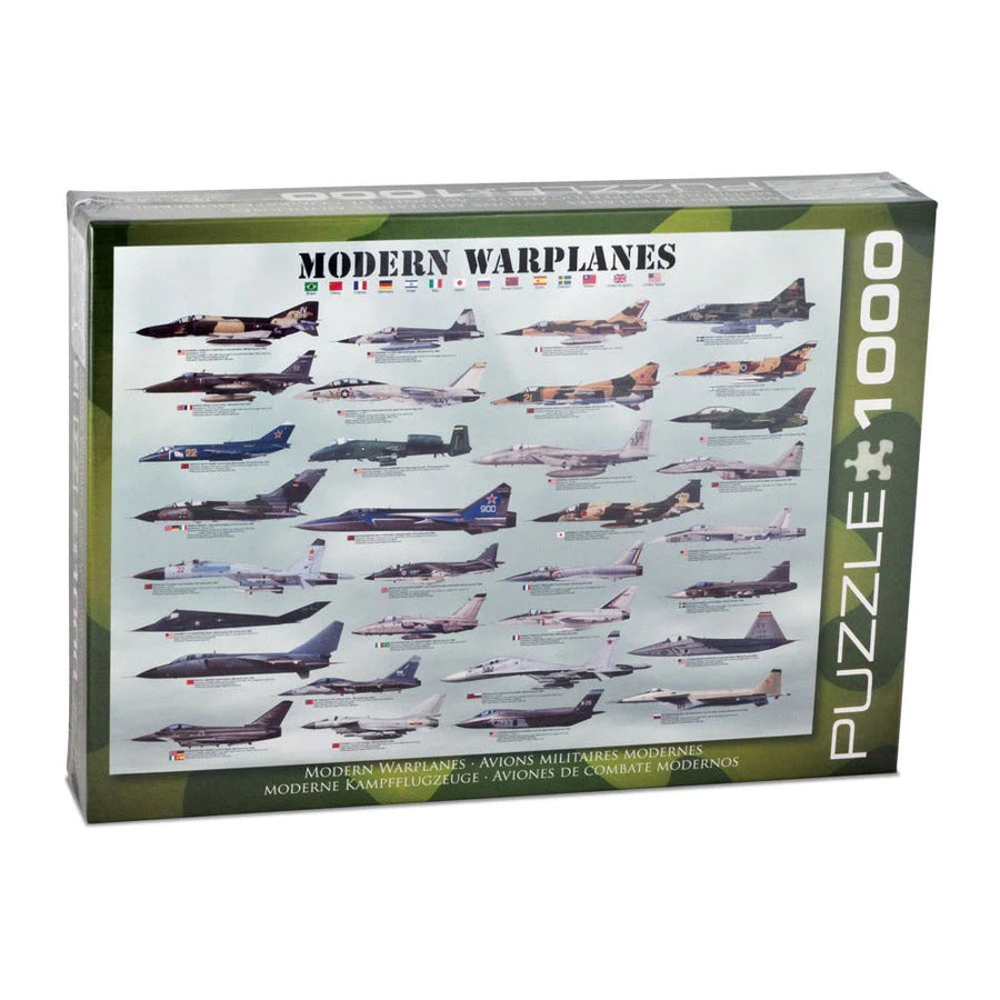 EuroGraphics Modern Warplanes 1000-piece aviation jigsaw puzzle