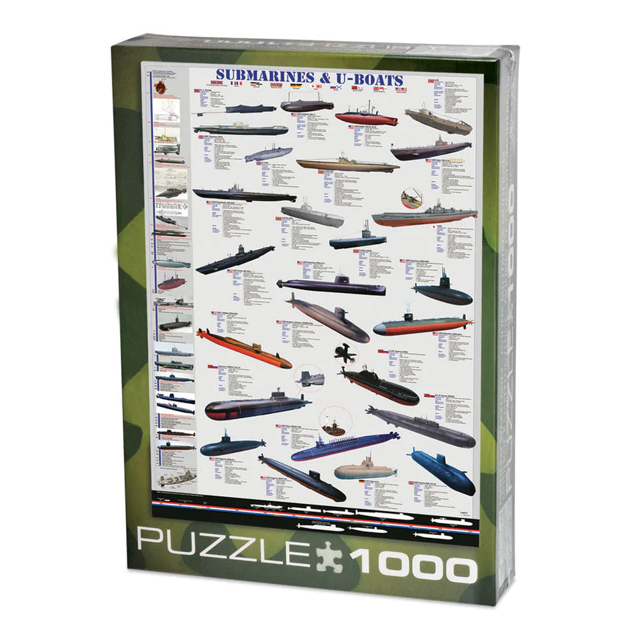 EuroGraphics Submarines and U-Boats 1000-piece jigsaw puzzle