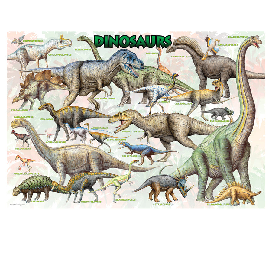 EuroGraphics Dinosaurs 100-piece jigsaw puzzle