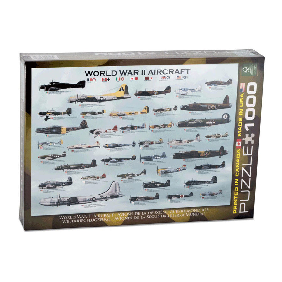 EuroGraphics World War II Aircraft 1000-piece aviation jigsaw puzzle