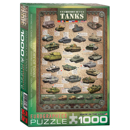 EuroGraphics History of Tanks 1000-piece jigsaw puzzle