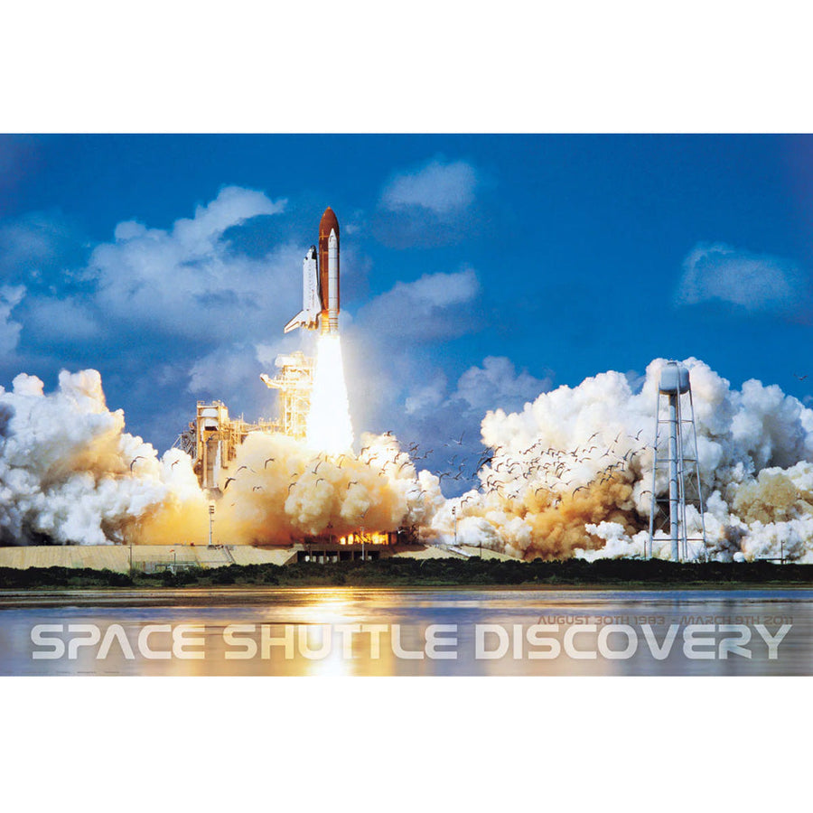 EuroGraphics Space Shuttle Launch rolled and sleeved poster