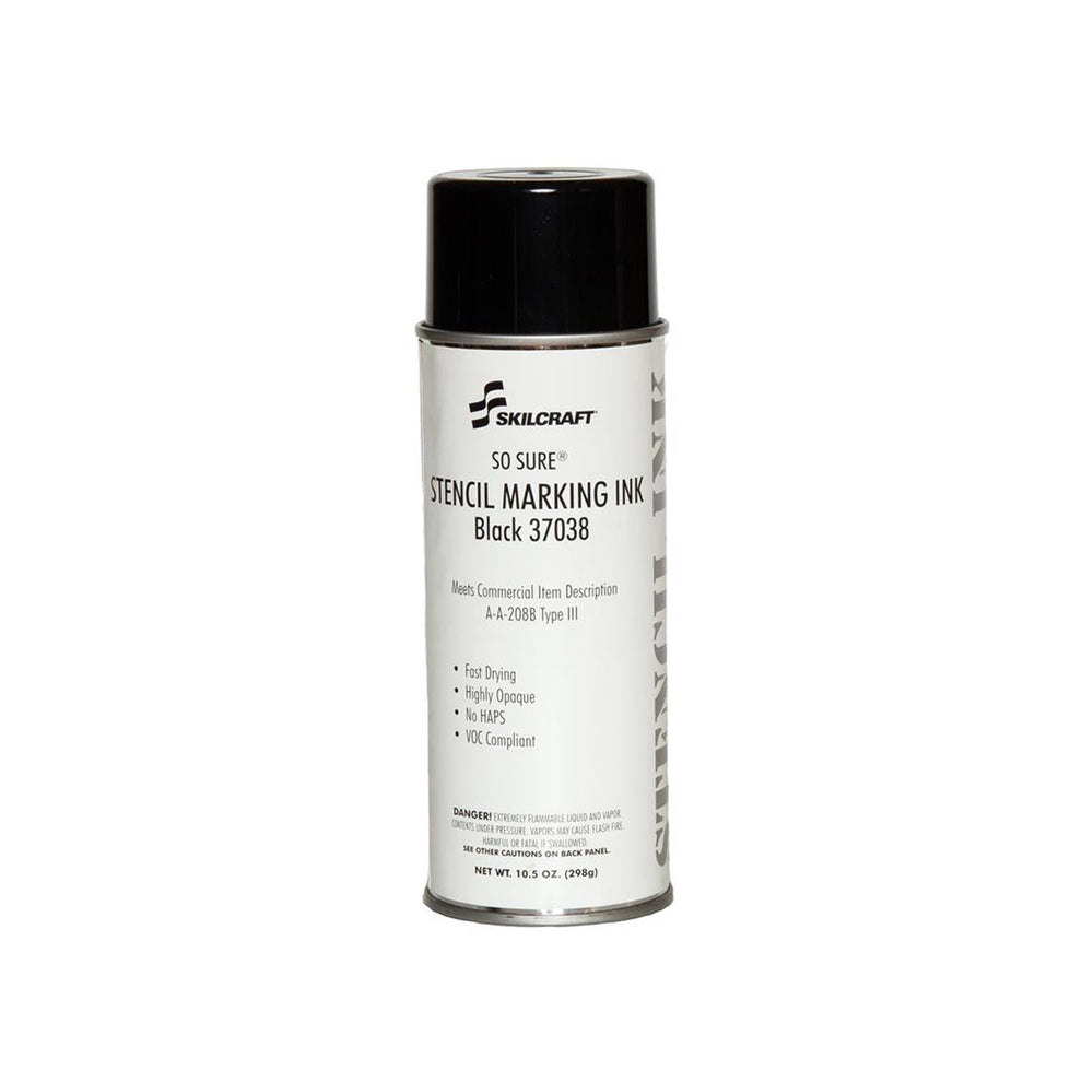 So‑Sure® A‑A‑208 Stencil Marking Ink – 10.5oz Aerosol Spray – Pilots HQ ...