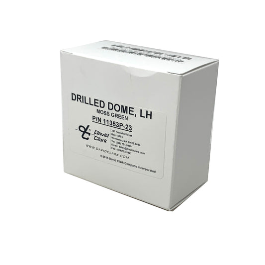 David Clark 11353P-23 Left Drilled Headset Dome Replacement
