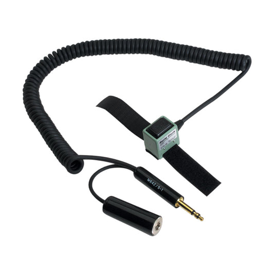 David Clark C10-15 Push-To-Talk Switch 18216G-01 with Coiled Cord and Yoke Strap for Aviation Use