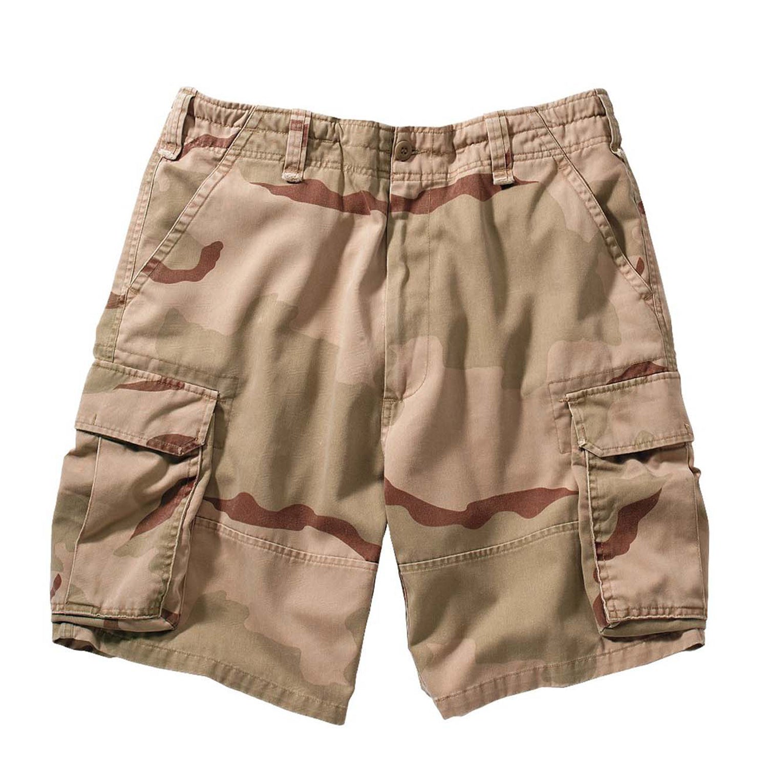 Vintage Camo Paratrooper Cargo Shorts