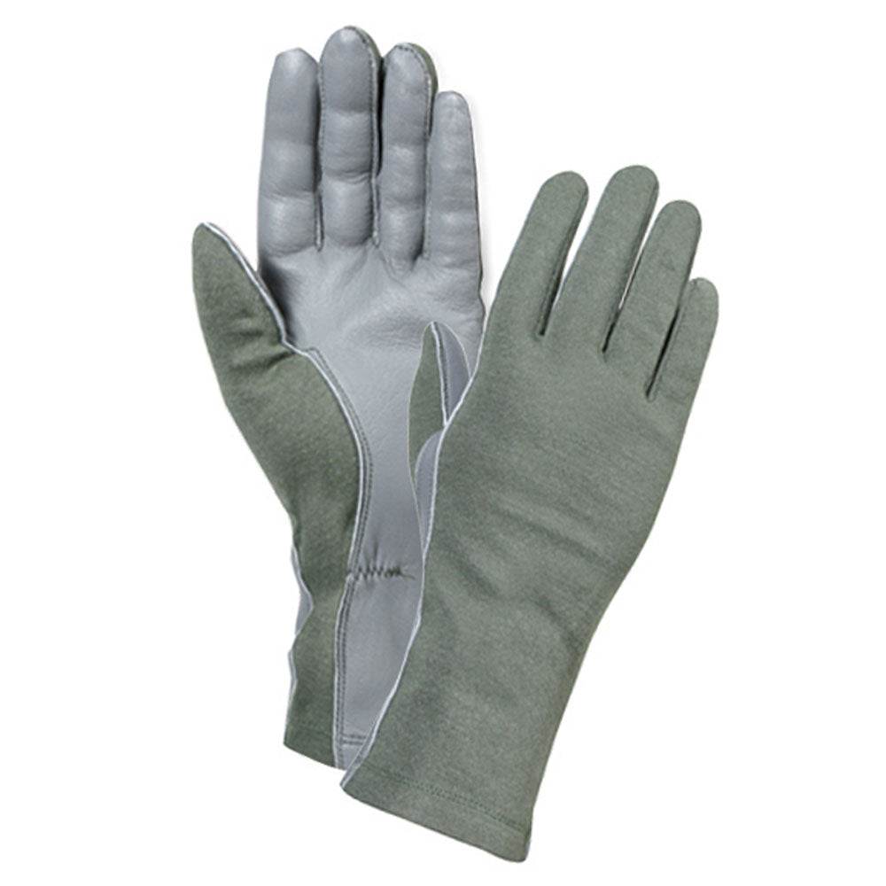Olive Drab Rothco Flight Gloves – Heat-Resistant Sheepskin Tactical Gloves