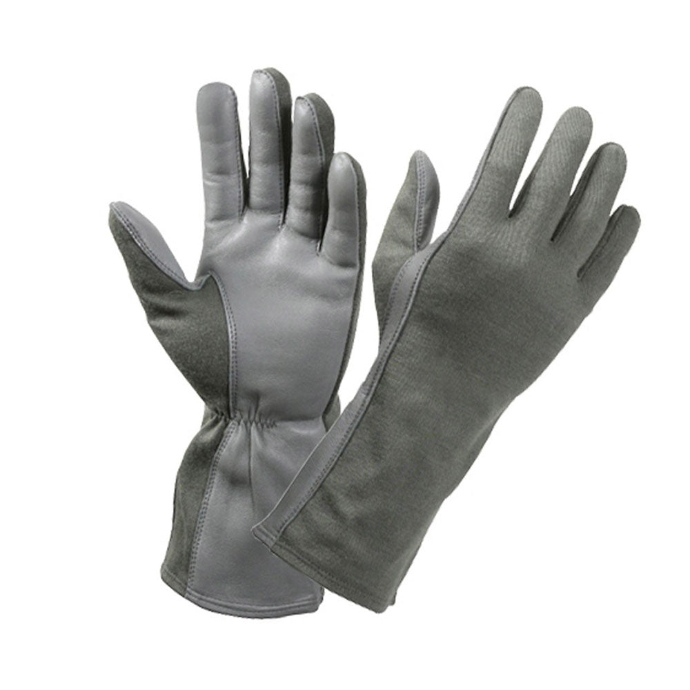 Foliage Green Rothco G.I. Flight Gloves – Fire-Resistant Aviation Gloves
