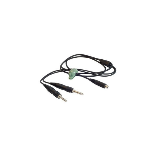 David Clark 40133G-04 5 ft Dual GA Plug Straight Cord for H10-60 Headsets