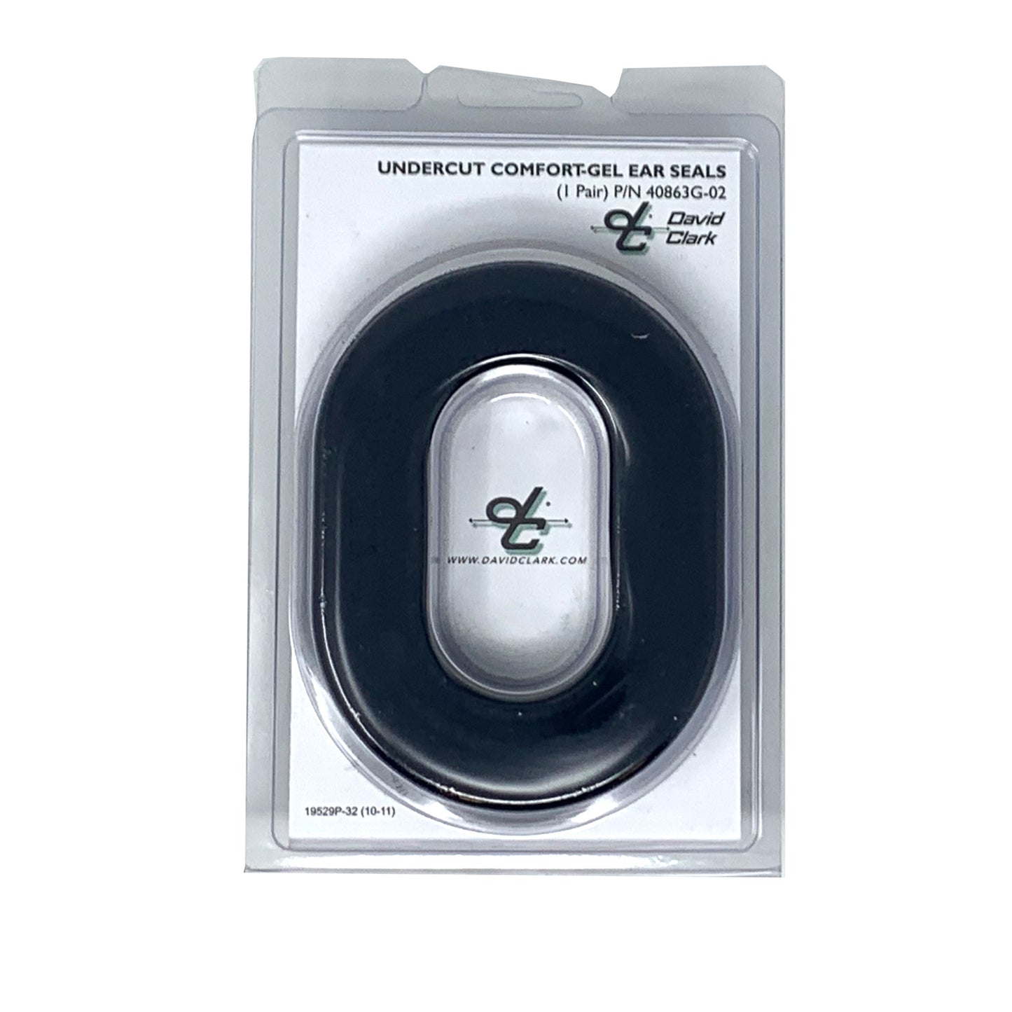 David Clark 40863G-02 Comfort Gel Undercut Ear Seals – Pair for H10-Series Headsets