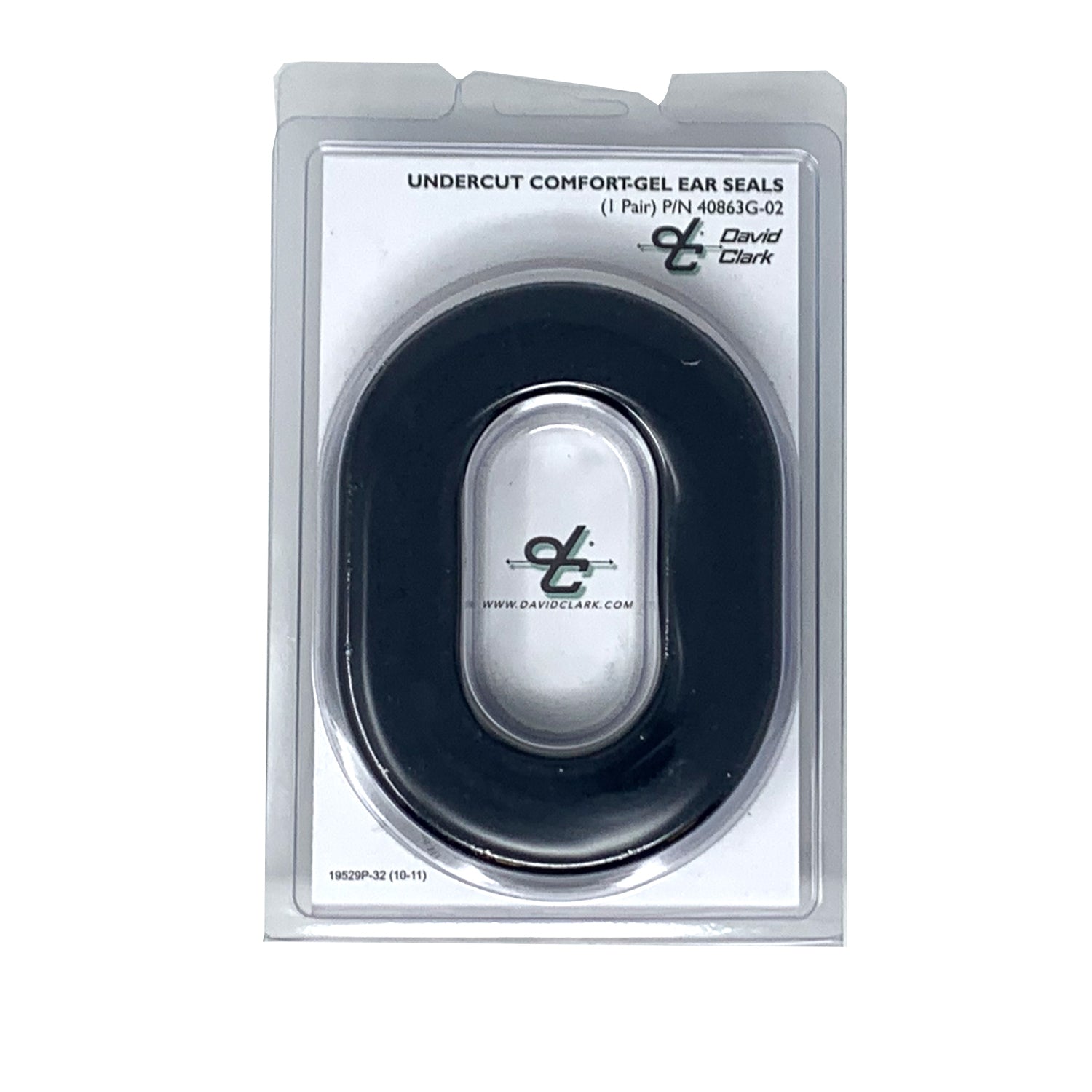David Clark 40863G-02 Comfort Gel Undercut Ear Seals – Pair for H10-Series Headsets