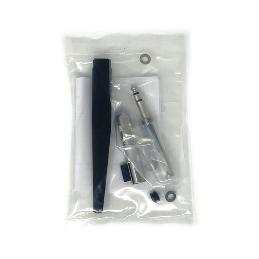 David Clark Stereo 1/4 inch Plug Connector Kit 41090G-32 with strain relief, replaces 18900G-42