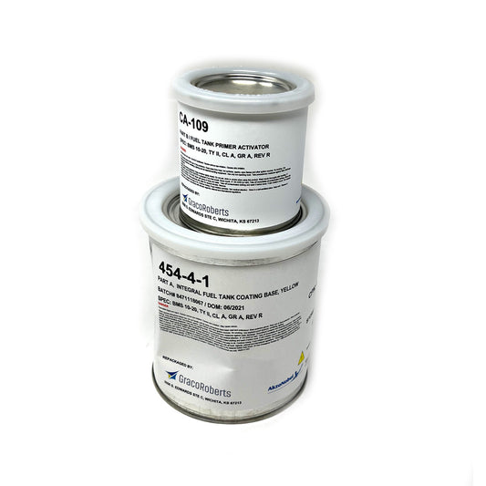 AkzoNobel - Yellow Integral Fuel Tank Coating, Quart Kit | 454-4-1