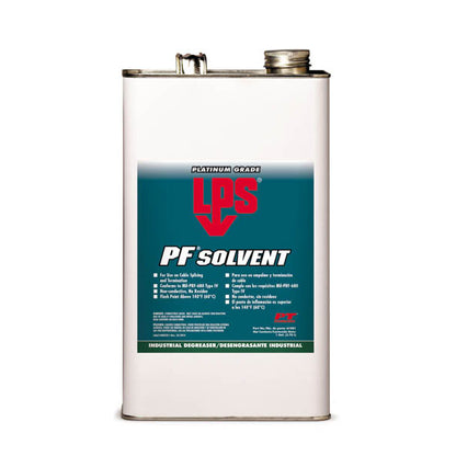 LPS PF Solvent Liquid 1 Gallon Can – High Flash Point Cleaner for Aviation and MRO