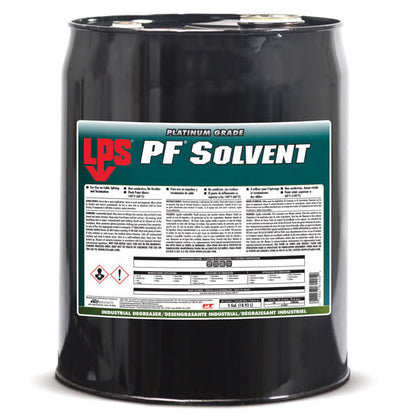 LPS PF Solvent Liquid 5 Gallon Pail – Bulk Industrial Degreaser for Parts Washing