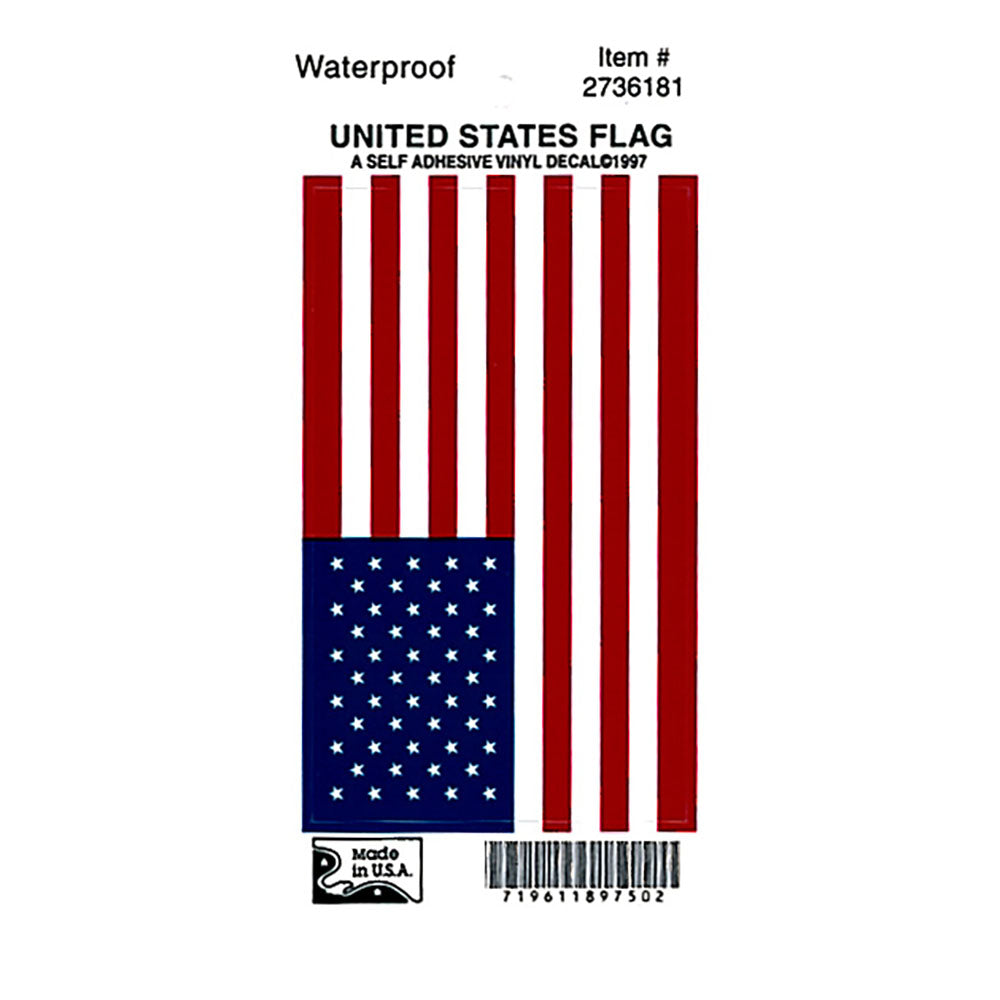 Aero Phoenix - USA Flag Vinyl Decal, 2.4 X 4, Left Hand