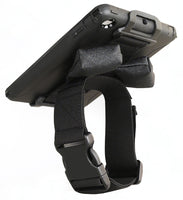 AppStrap® 5(S) Kneeboard installed on a small tablet such as iPad Mini® with rugged case