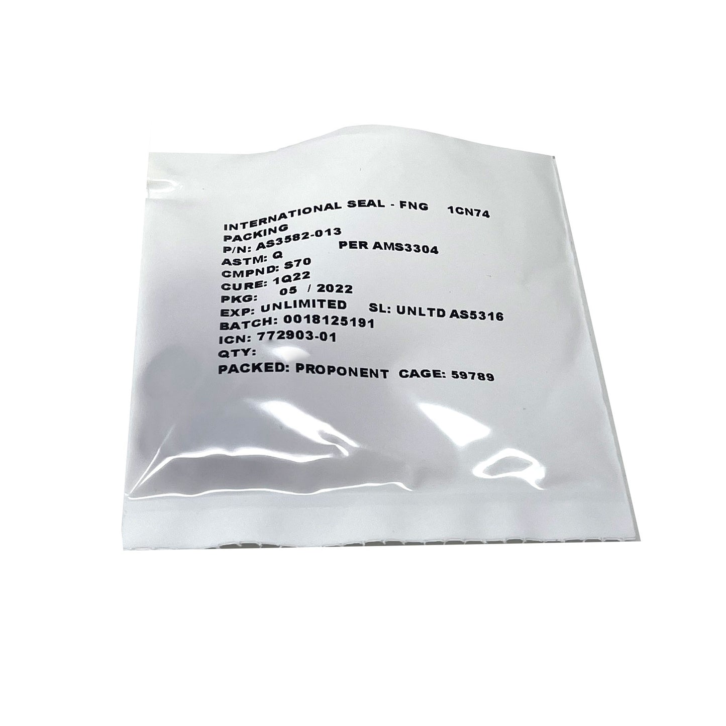 Aerospace Std - O Ring, Silicon | AS3582-013