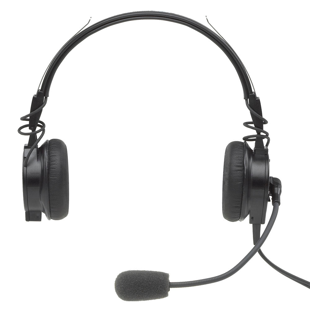 Telex Airman 850 ANR Aviation Headset with Noise-Canceling Mic and Battery-Free Active Noise Reduction