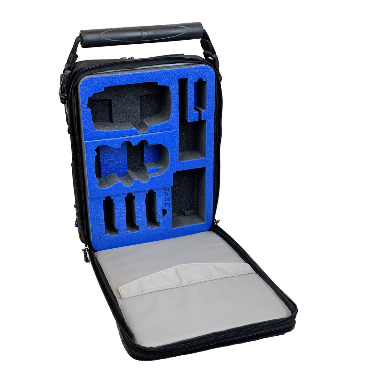 Brightline Bags D2 Rotor bag front open with foam insert installed