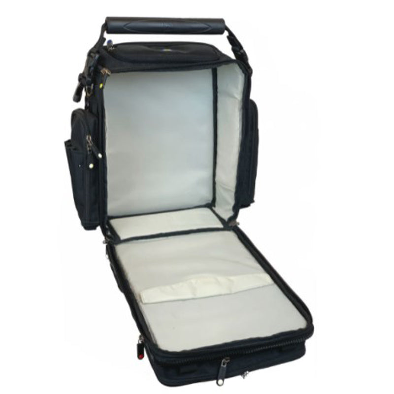 BrightLine Bags® D4 Quad Drone Bag – Front Panel Open View