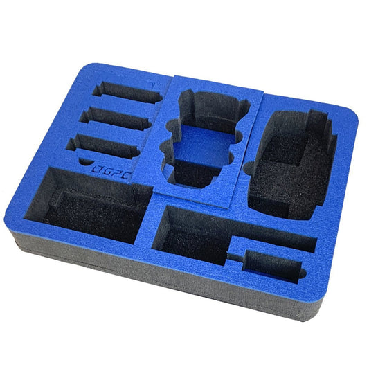 BrightLine Bags® Drone Foam Insert for DJI® Mavic Mini – Empty Foam Insert (Top View)