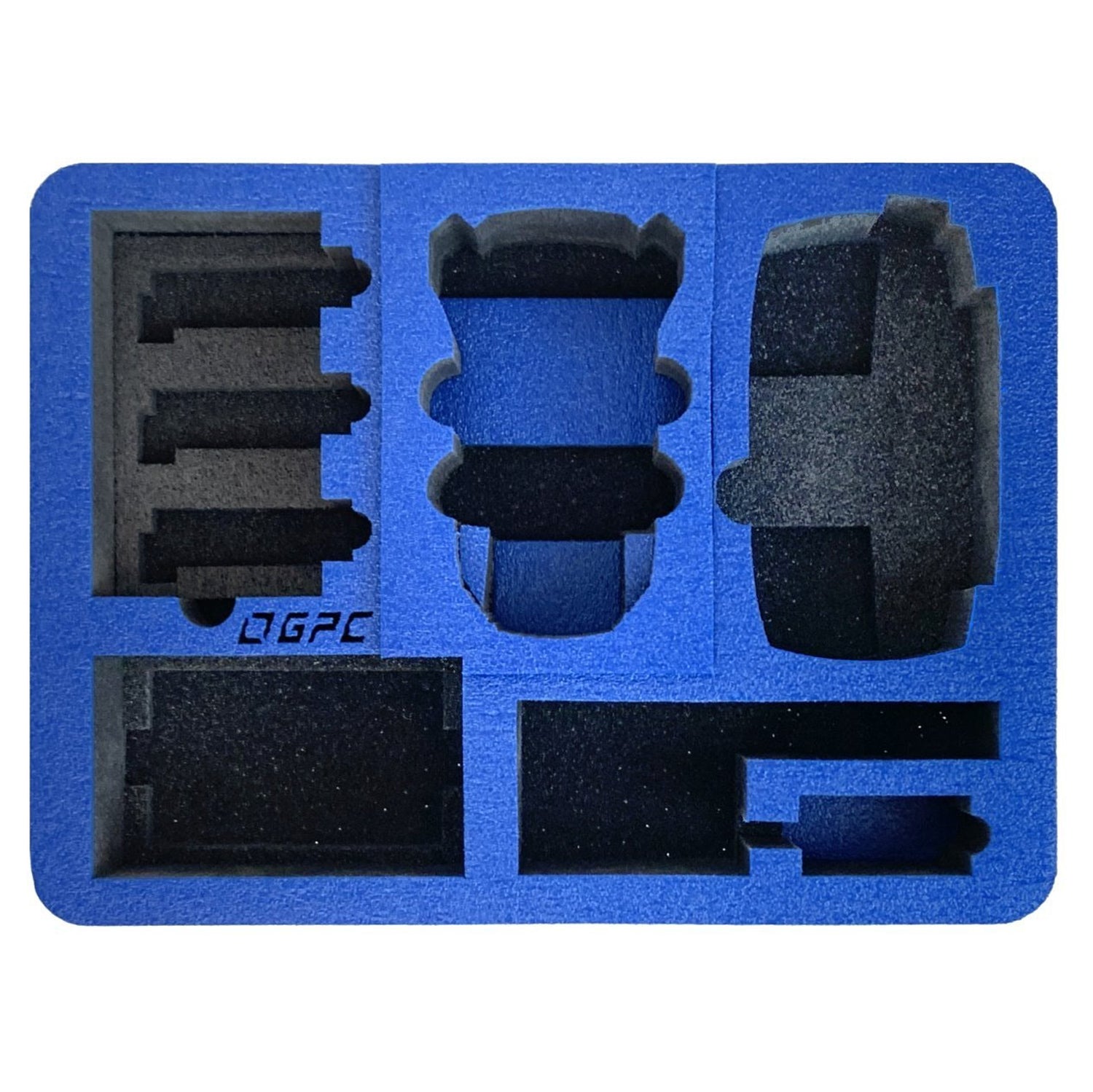 BrightLine Bags® Drone Foam Insert for DJI® Mavic Mini – Empty Foam Insert (Front View)