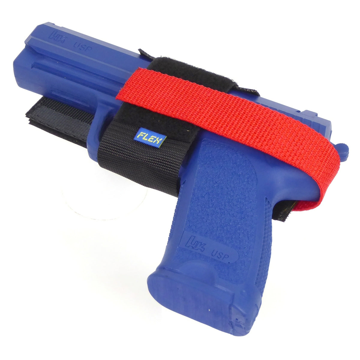 Handgun secured in Brightline Bags FLEX Holster