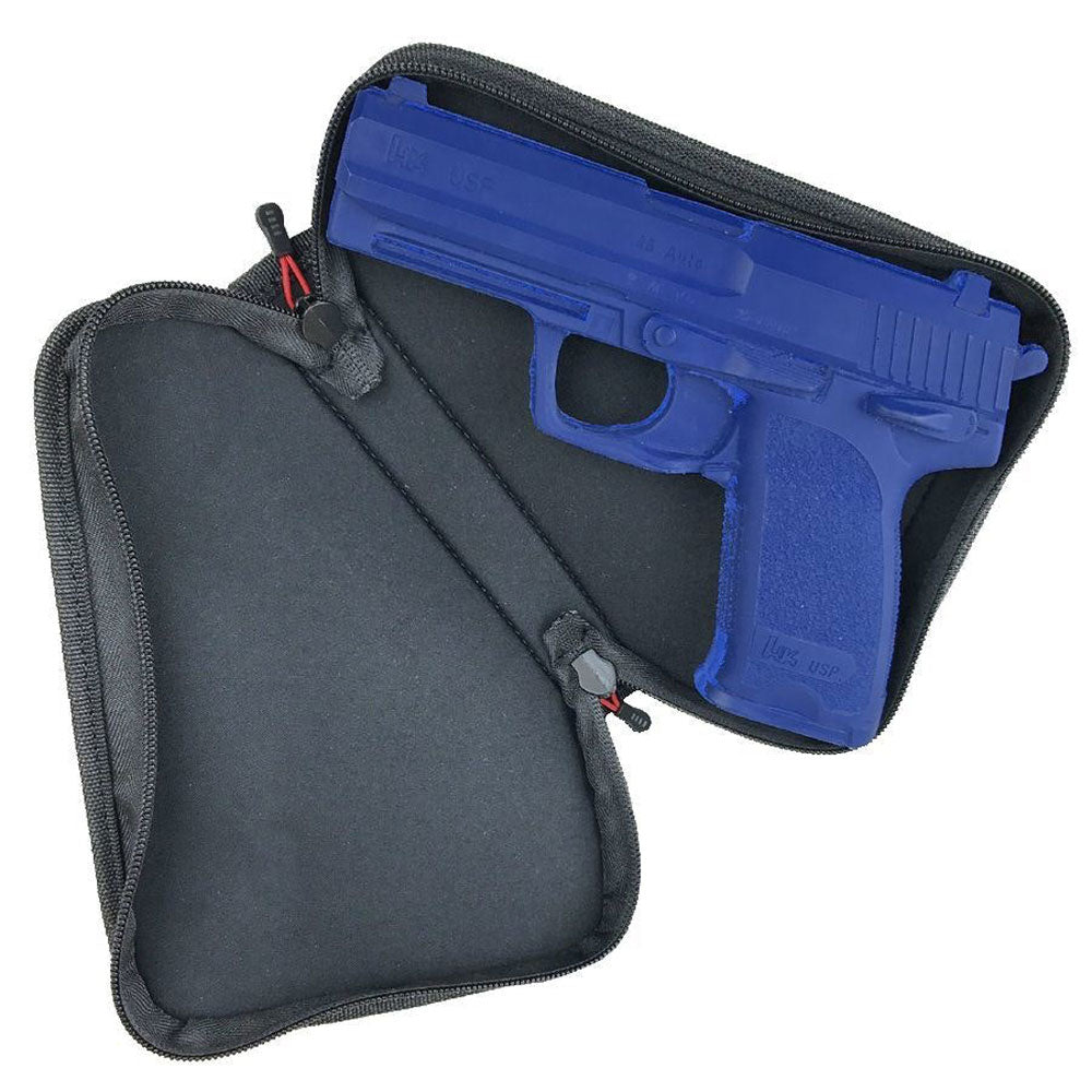 Open BrightLine Bags Pistol Wrap Medium – Zippered Neoprene Handgun Case