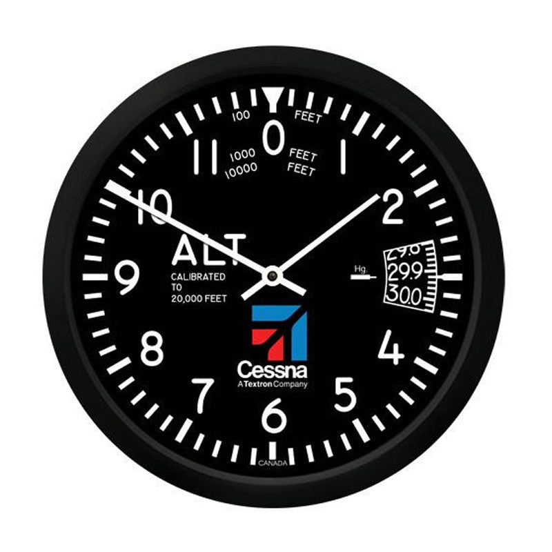 Trintec - Cessna 10'' Altimeter Round Clock | CES-9060-10