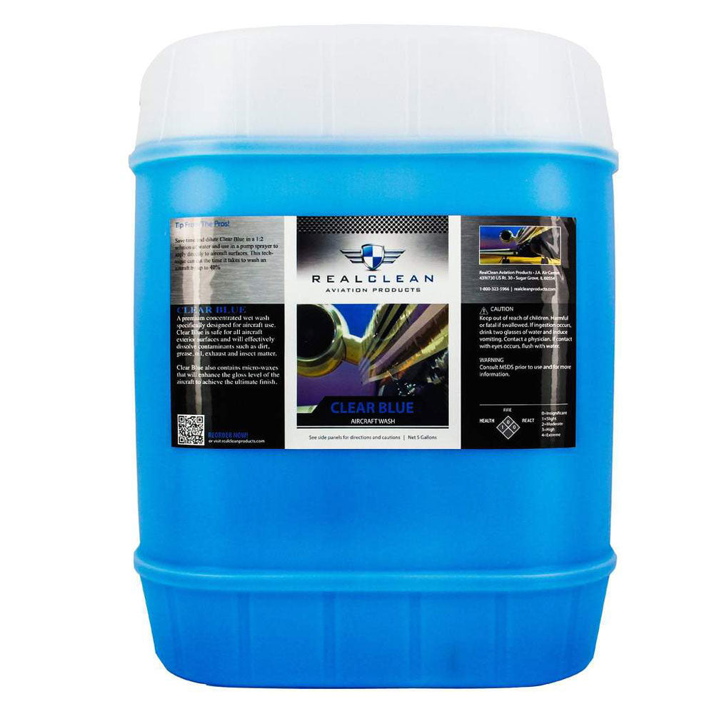 Real Clean Clear Blue Premium Aircraft Wash 5 Gallon