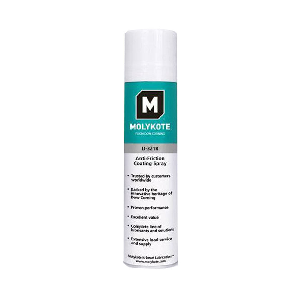 MOLYKOTE® D-321 R Anti-Friction Coating Spray - Air-Cured Dry-Film