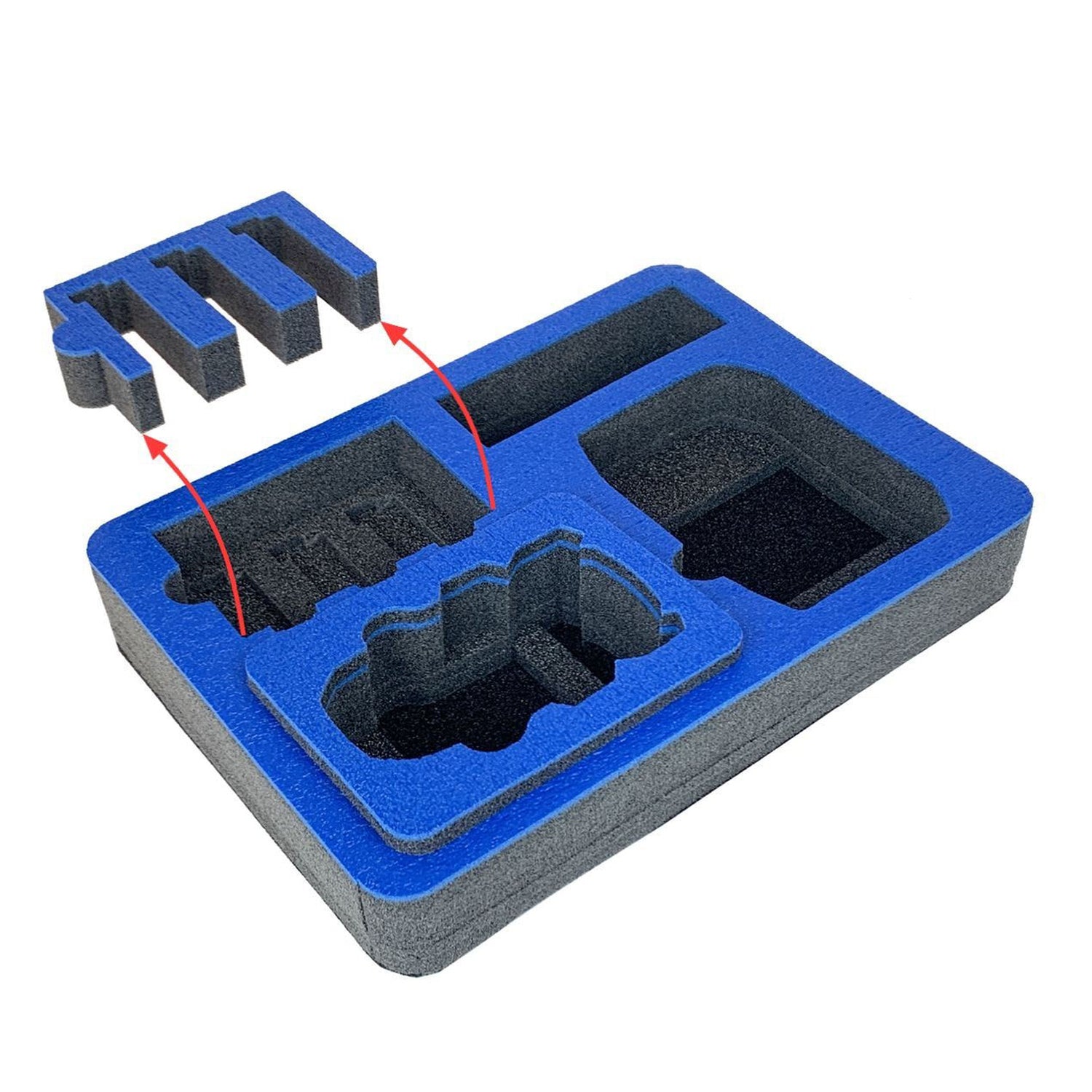 Removable Battery Foam Section in BrightLine Bags® DJI® Mini 2™ Insert