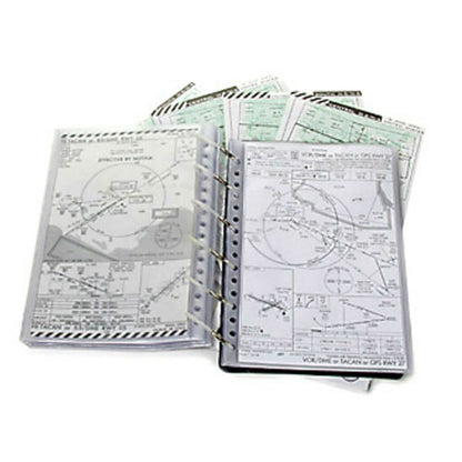 FlyBoys 5 x 8 pilot checklist page protectors inside aviation checklist cover organizer