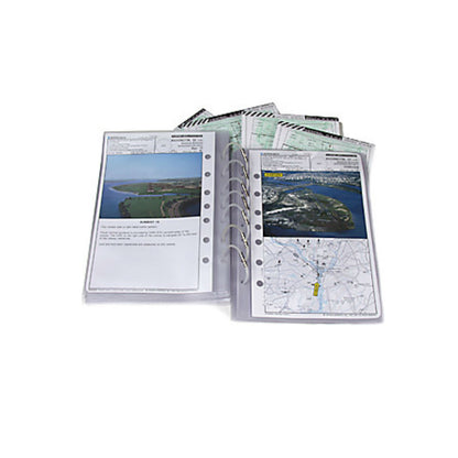 FlyBoys oversized checklist page protectors organizing pilot checklists and flight references