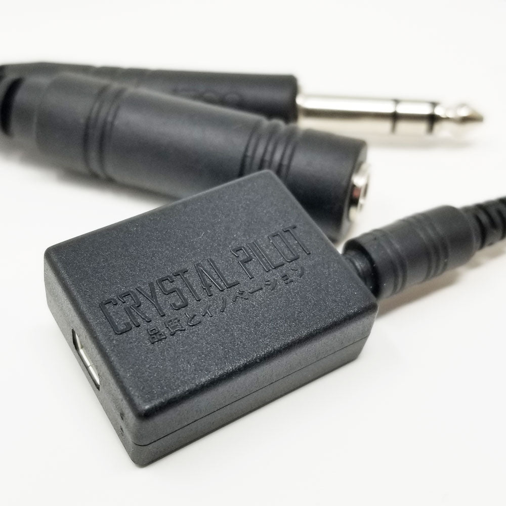 Crystal Pilot - GA Power Audio Cable W/ GoPro 5+ Adapter
