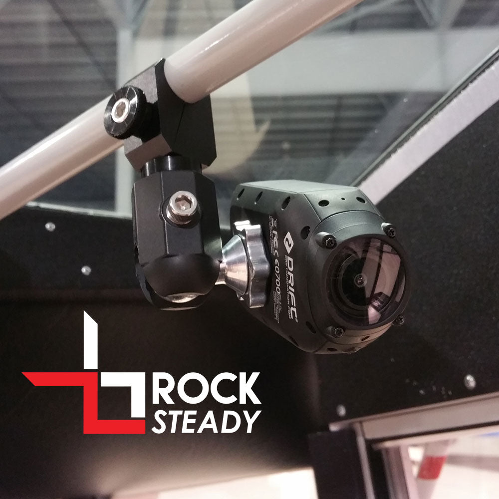 Rock Steady - Ball Mount Threaded 1/4-20, Robinson Window Rib Base W/ Dovetail