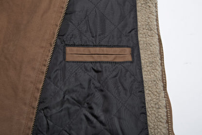 Interior pocket of Brown Flight Outfitters Bush Pilot Jacket