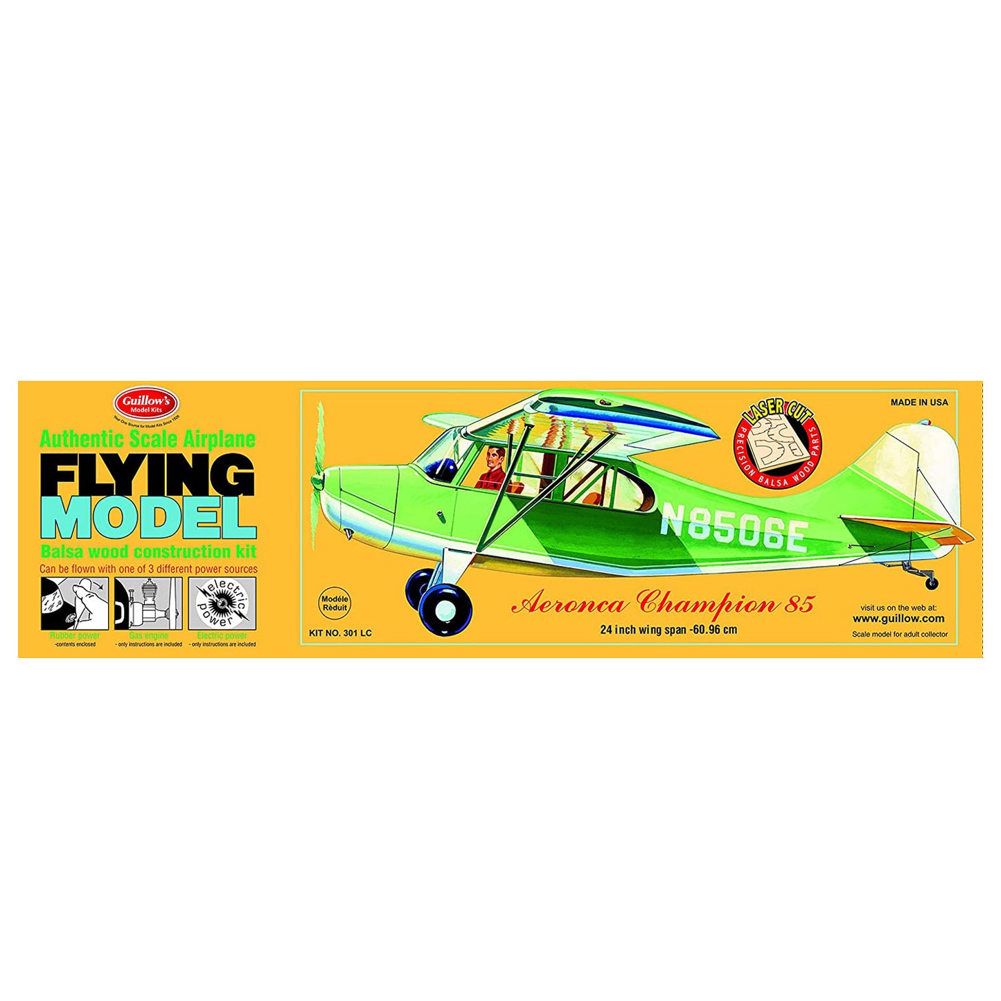 Guillow - Aeronca Champion Balsa Model Kit