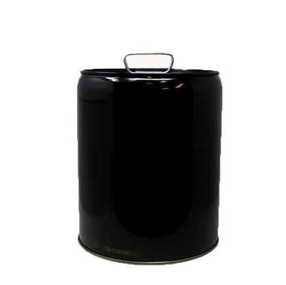 Kroil Penetrant with Silicone 5 gallon can back view with product details - powerful silicone-based rust penetrant