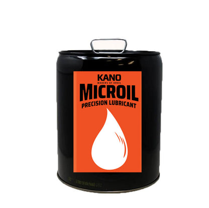Kano Microil Precision Instrument Lubricant 5 gallon can manufacturer image - large-capacity lubricant for industrial use
