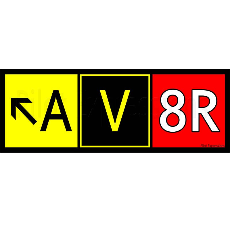 Av8r Sticker Pilot Expressions - Sticker Av8R | NPEX380 – Pilots HQ LLC.